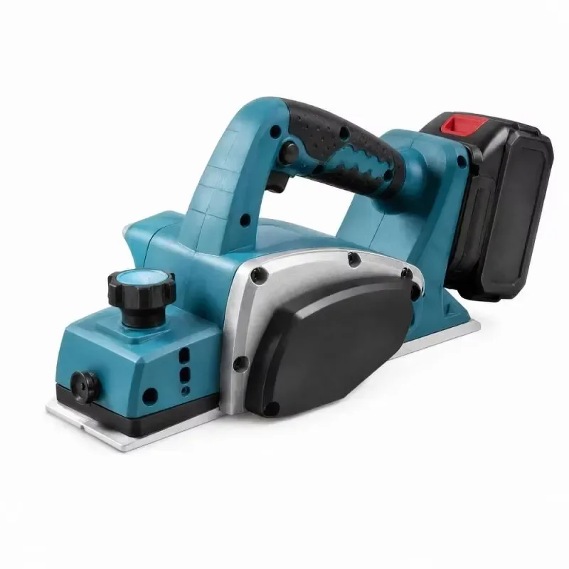 Professional Cordless Electric Hand Planer Tool Set Adjustable Depth Handle with Dust Removal Function Woodworking Tools for
