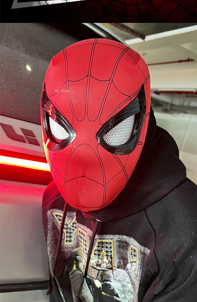 マーベル スパイダーマン マスク おもちゃ 可動目 & ライト効果