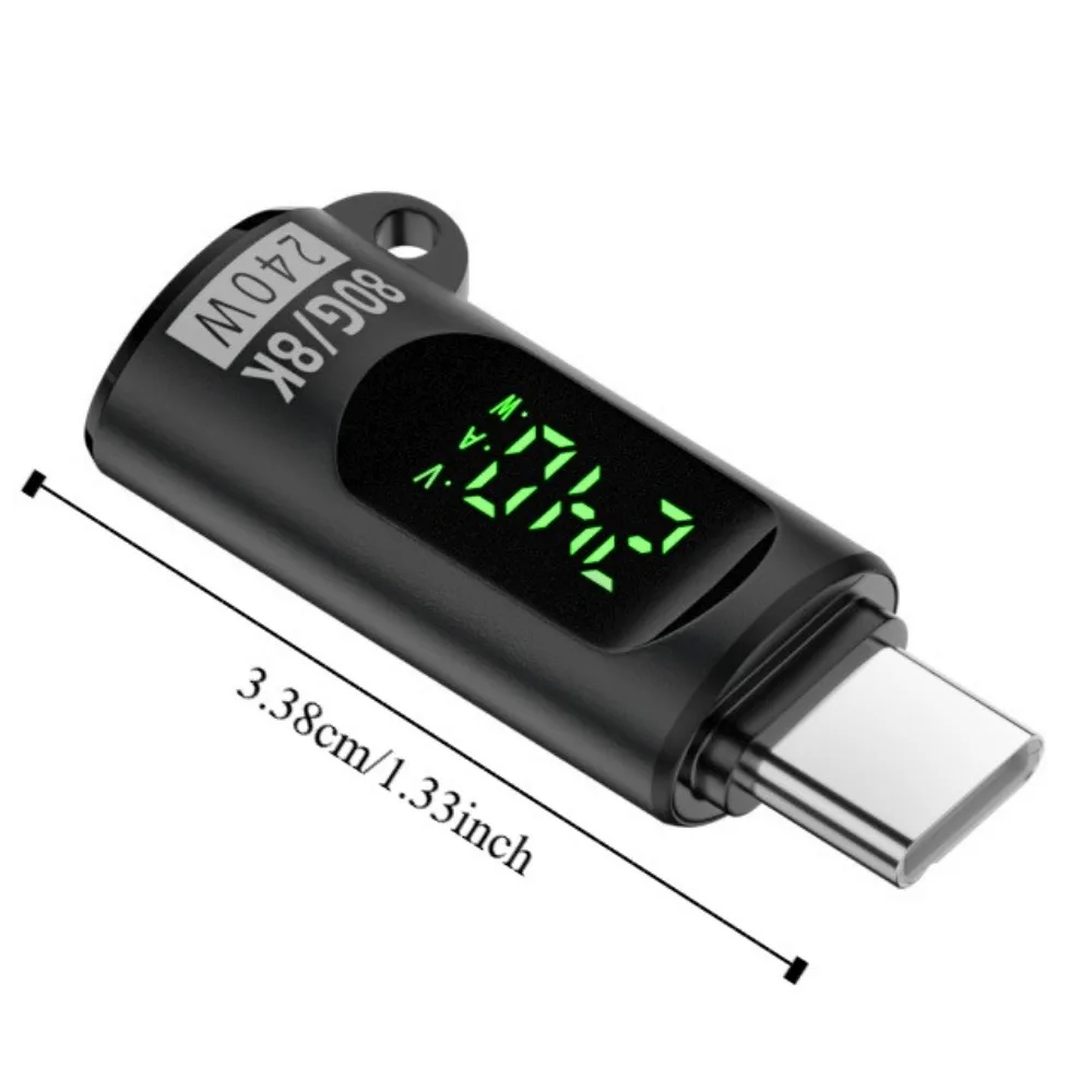 LED ディスプレイ タイプ C OTG アダプター USB アダプター PD240W タイプ C OTG アダプター アルミニウム合金 80GBPS USB-C コンバーター モバイル/ラップトップ