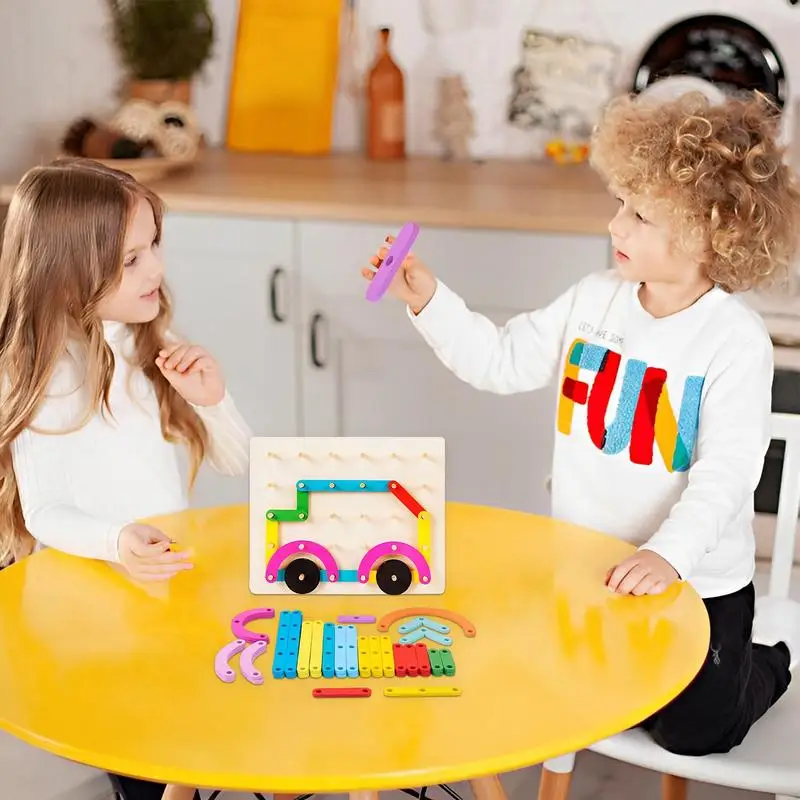 

Доска для колышков, детская деревянная доска с цифрами, распознавание цвета, перфорированная доска, набор сортировщиков, доска, блоки, сортировка стеков для малышей