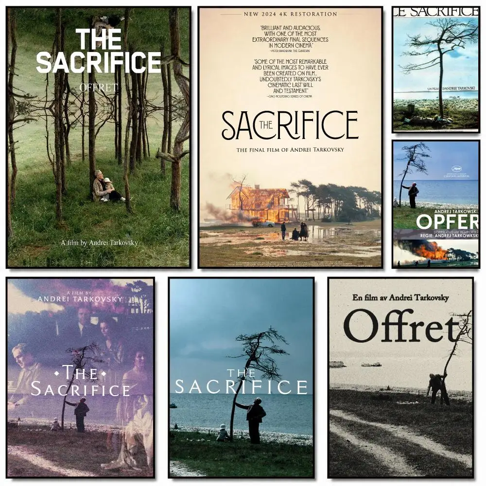 classic movie T-The Sacrifice 1986-E Painting Calligraphy Artwork for Home Bedroom Office Wall Decoration Gift