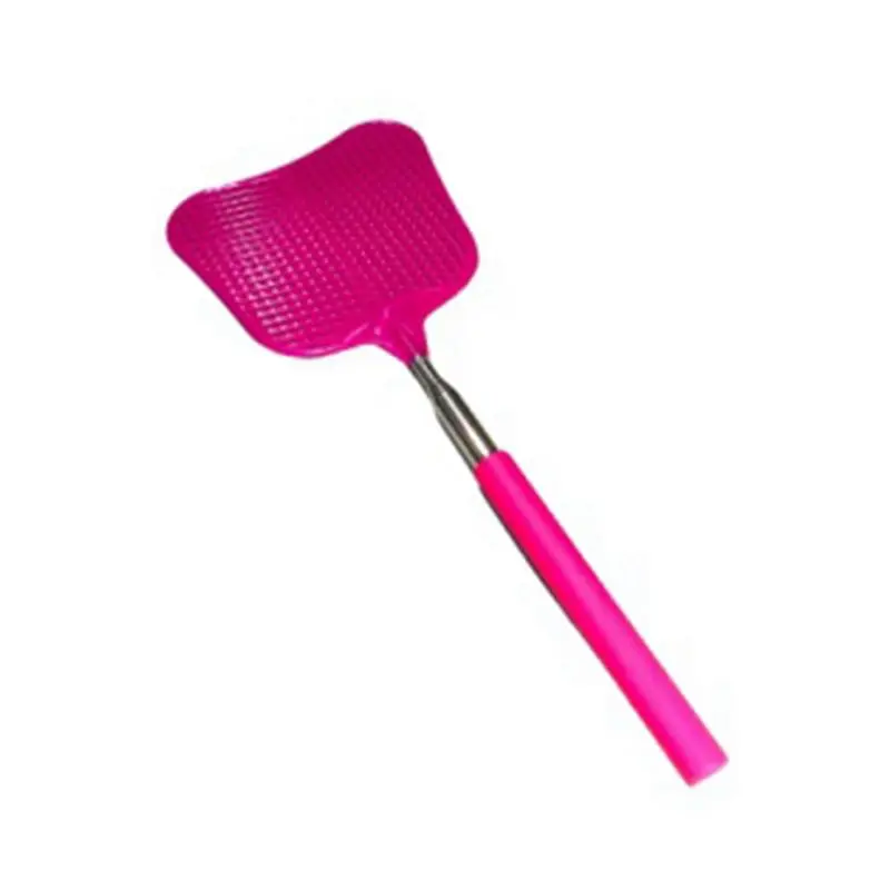 A53Q-Telescopic Fly Swatters Durable Heavy Duty Flyswatter With Stainless Mosquito Repellent Tool Home Accessories Tools A