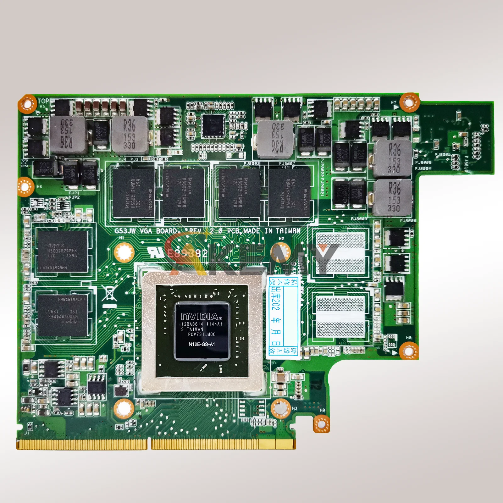 เมนบอร์ดแล็ปท็อป G53JW สำหรับ ASUS GTX460M G53XI74JW 460M G53JW VGA GTX การ์ดเมนบอร์ดโน้ตบุ๊ก ทดสอบ 100% แล้ว OK จัดส่งเร็ว มีสินค้าในสต็อก