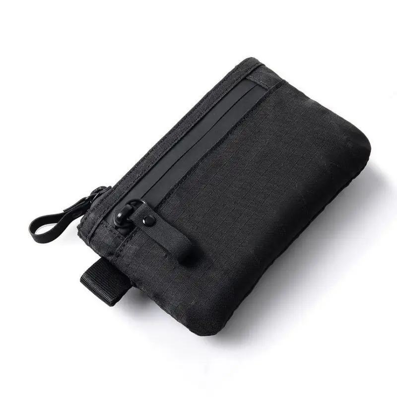 [New] Tactical Waterproof Coin Purse RFID Credit Card Holder Small EDC Organizer Utility Pouch For Multitools Card Key Coin Cash