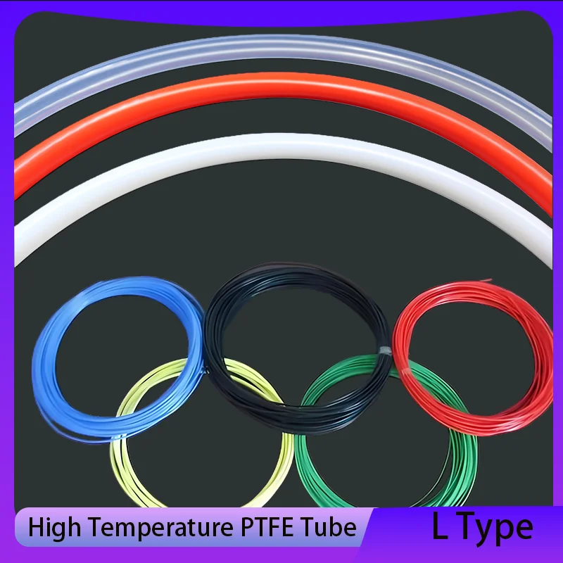 

PTFE Tube Insulated Capillary F46 FEP Heat Protector Rigid High-Temperature Corrosion-Resistant Pipe ID 0.3mm to 8.4mm