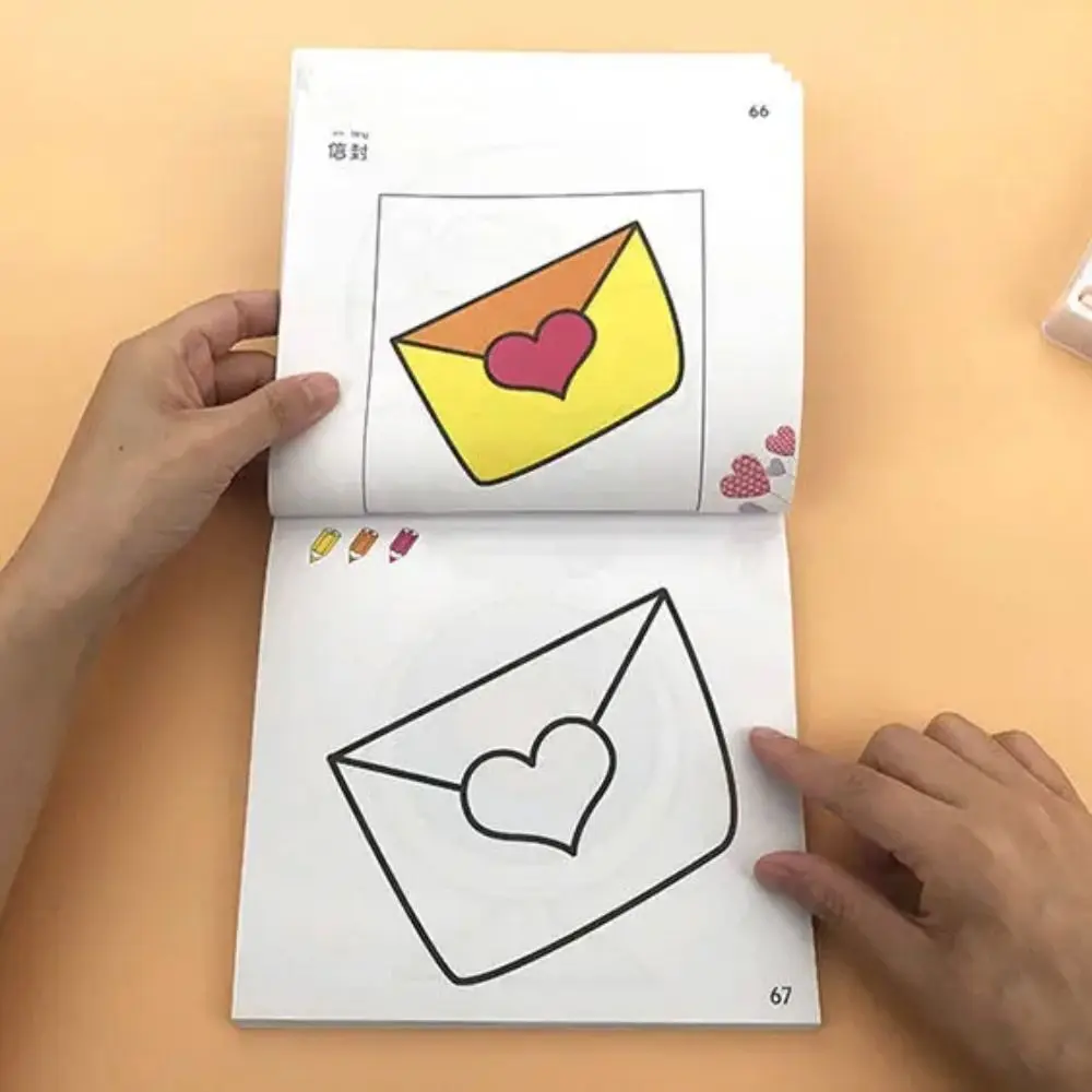 

160 Page Children's Painted Painting Book Enlightenment Early Education Baby Picture Book Doodling Stationery Coloring Book Car