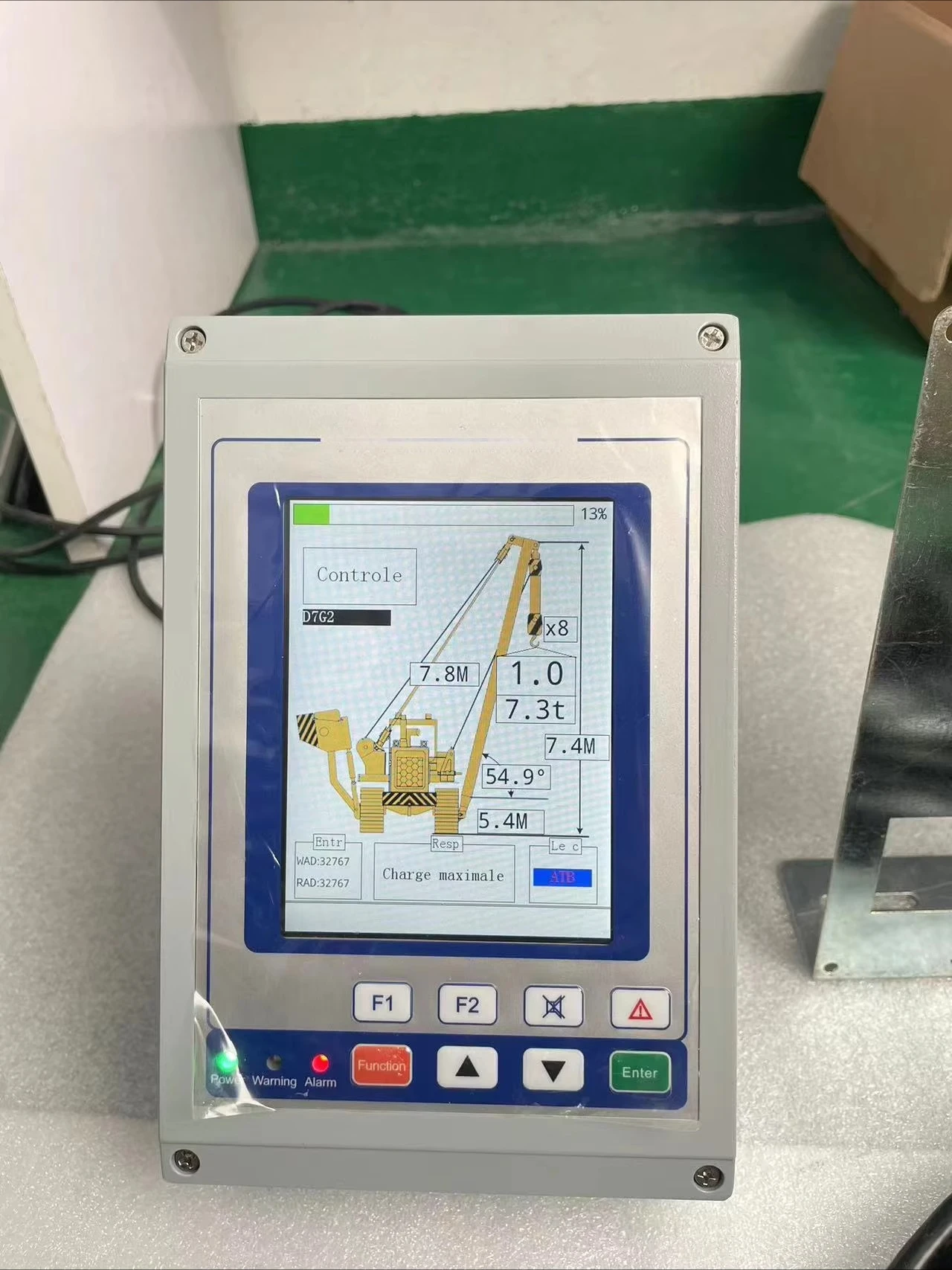 Low Cost SideBoom Load Moment Indicator System Which Use Rope Clamp Load Sensor