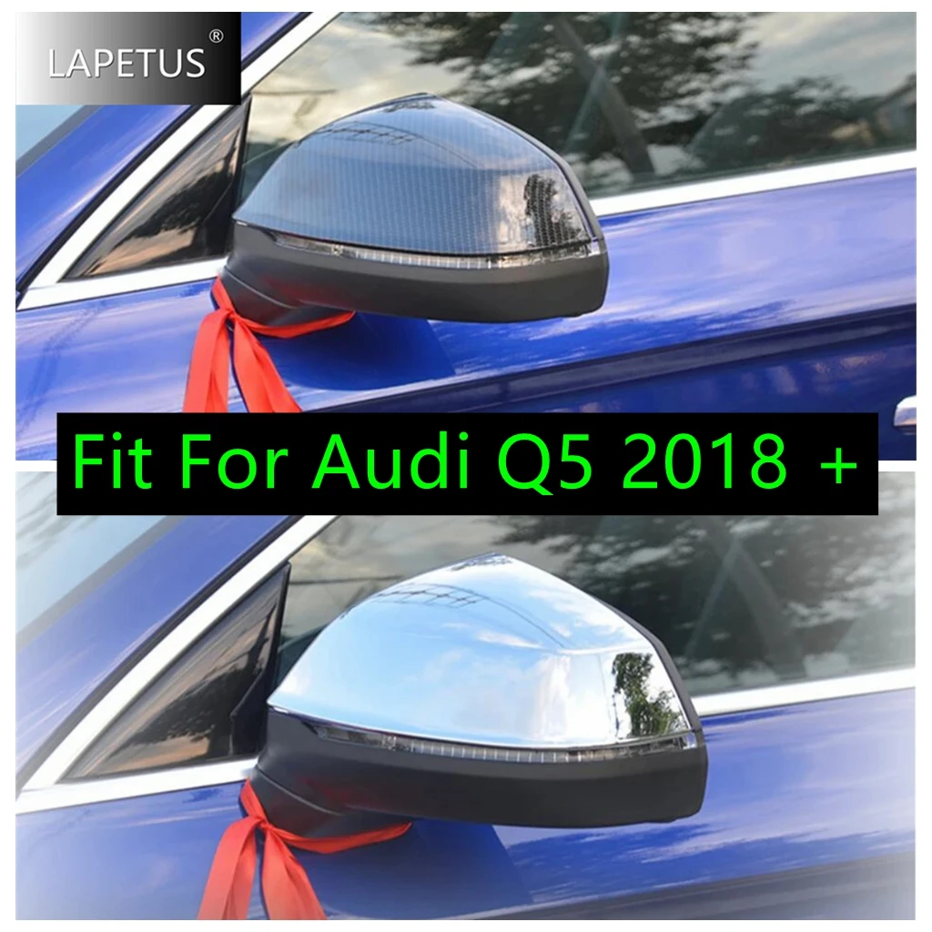 

Shiny / Carbon Fiber Exterior Accessories Door Rearview Mirror Cap Refit Kit Cover Trim Protection Fit For Audi Q5 2018 - 2023