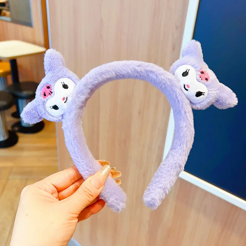 عصابة شعر خاصة لغسل الوجه على الطراز الكرتوني - عصابة رأس للضغط على الشعر، إكسسوار شعر للمكياج لتصفيفة الشعر #5