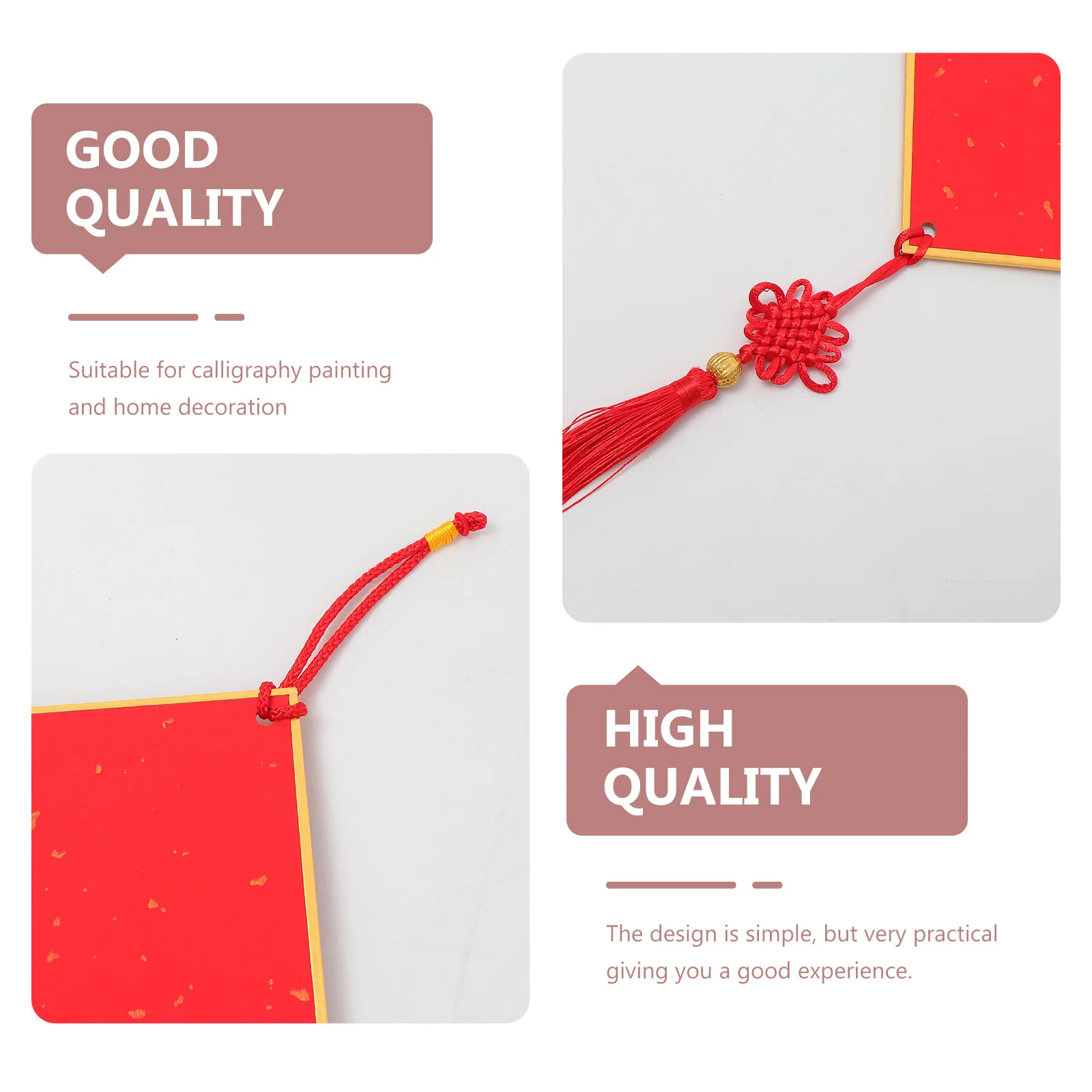

1Pcs Fu Dou Rice Paper Double-Sided Thick Design Non-Penetrating Calligraphy Writing Paper for Chinese New Year DIY Home Office