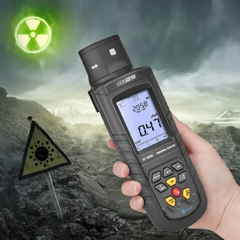 DT-9501 Nuclear Radiation Detector X-ray Detector Alarm Professional Grade