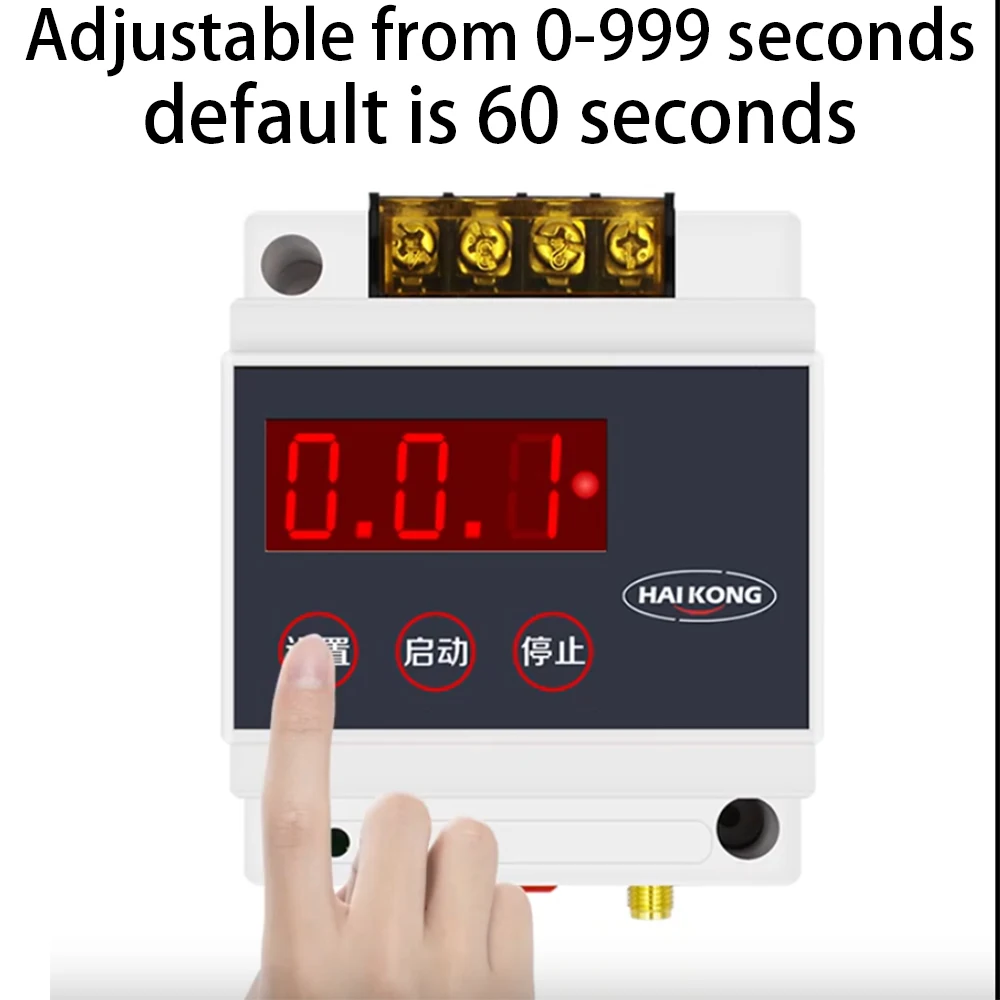3kw high-power wireless relay with feedback, LoRa industrial remote control, wireless intelligent home industrial universal inte