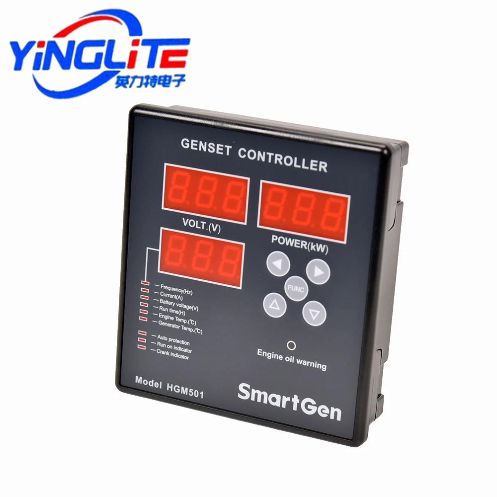 HGM501 Gasoline Genset Single Phase Generator Auto Start Stop kipor Small Digital Controller HGM501-S03