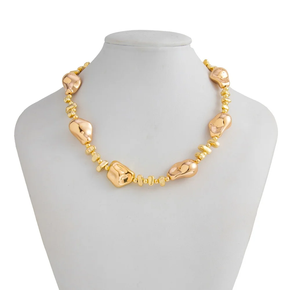 Elegant irregular necklace, vintage party and wedding necklace, fashion jewelry accessory gift