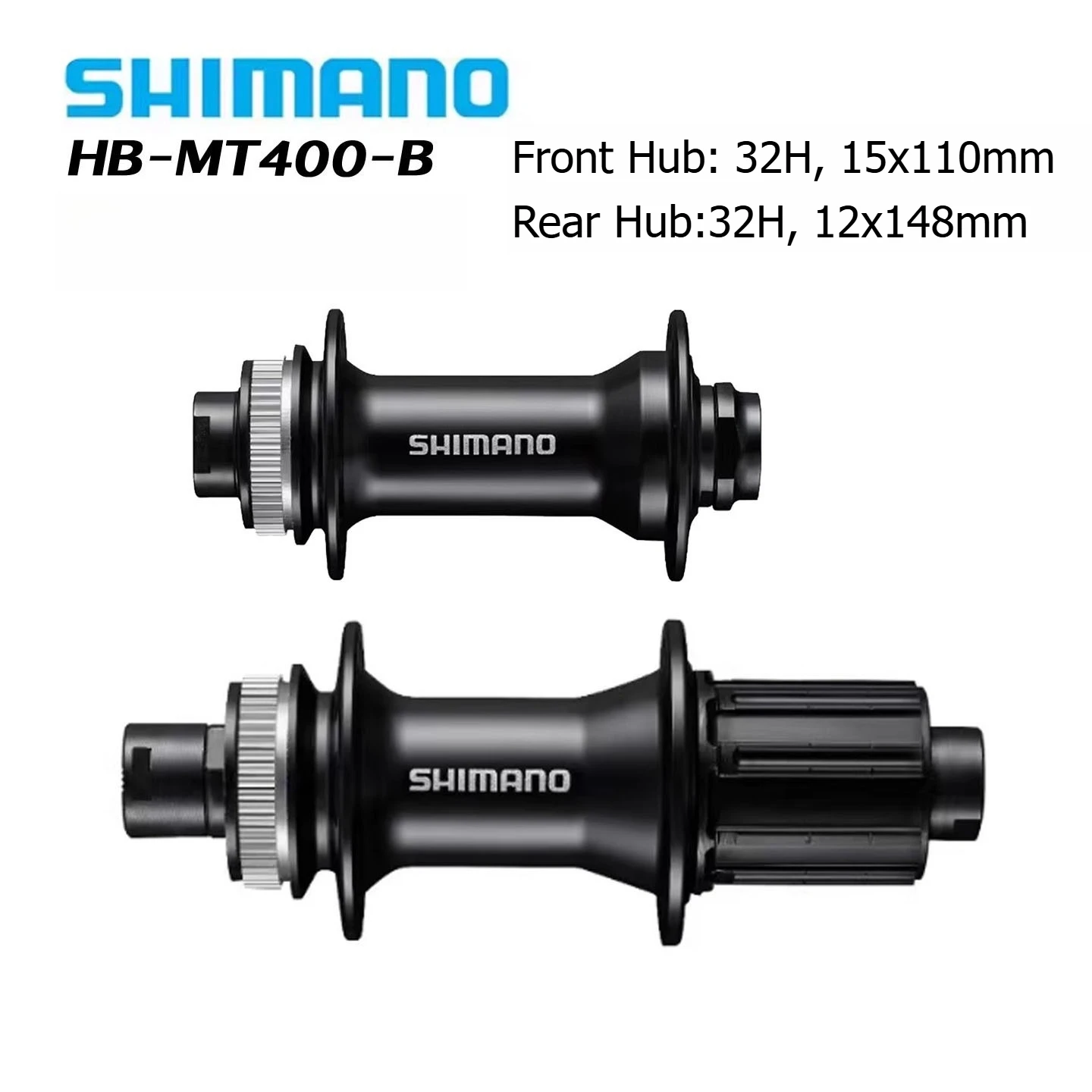 

Втулка SHIMANO MT400 Center‑Lock MTB с проходной осью, 8-11 скоростей, 32H, свободный ход HG