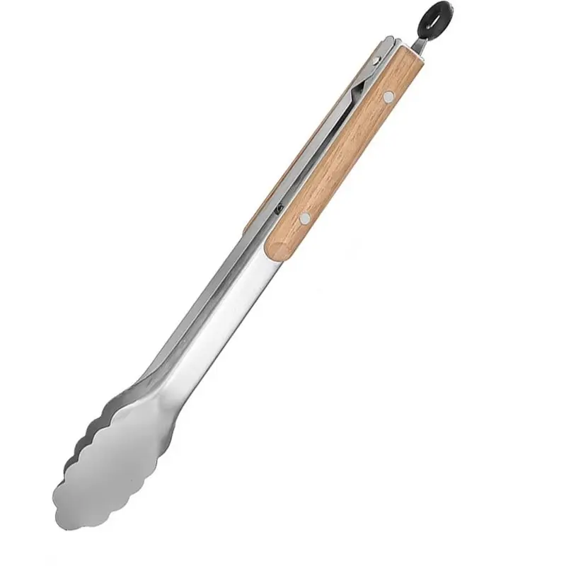 [NEW!A08R】 Heavy Duty Kitchen Tongs Cooking Grilling Tongs For Cooking, Grilling And BBQ