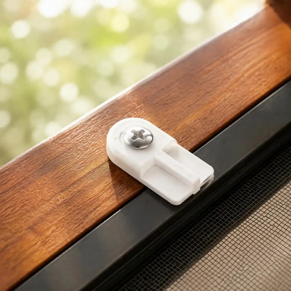 Screen Mesh Securing Clips Window Screen Clips with Screws Durable Window Screen Retainer Fasteners Black Window Frame for Storm