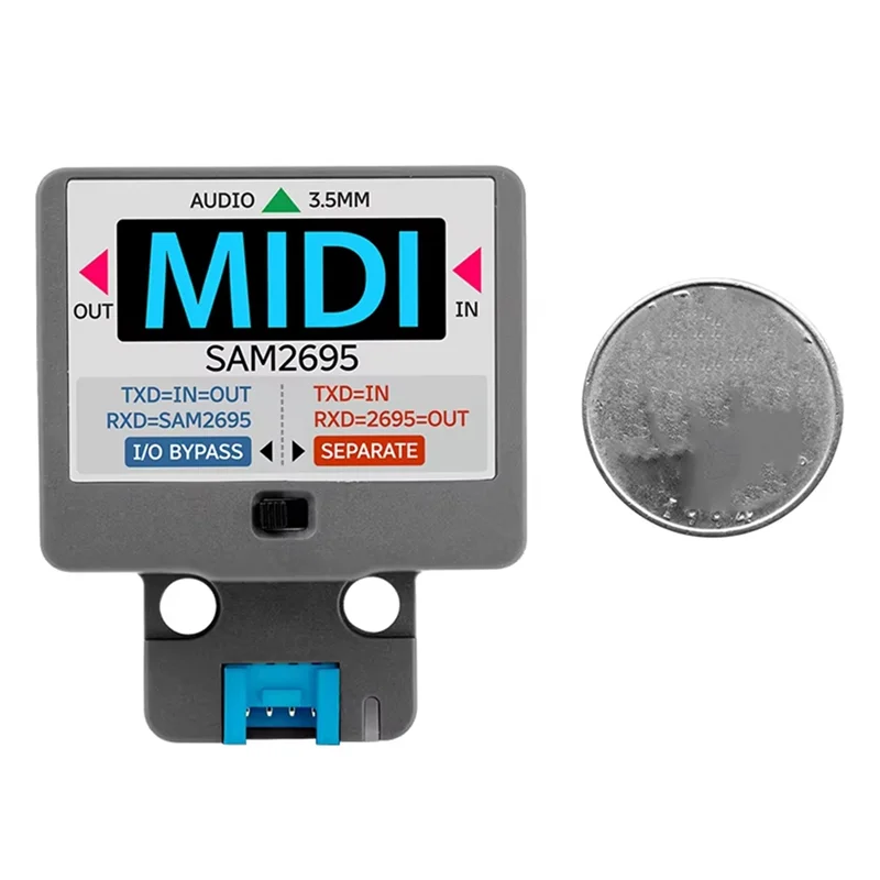 

【B89E】Аудиообработка 3,5 Интерфейс O MIDI-блок SAM2695 Официальный миди-блок с разъемом Din (SAM2695)