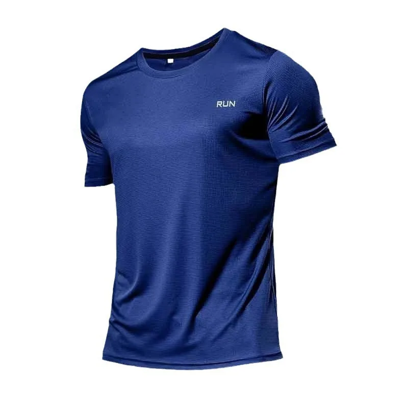 

Running tops ice silk quick dry breathable running T-shirt men and women loose short-sleeved marathon sports fitness tops summer