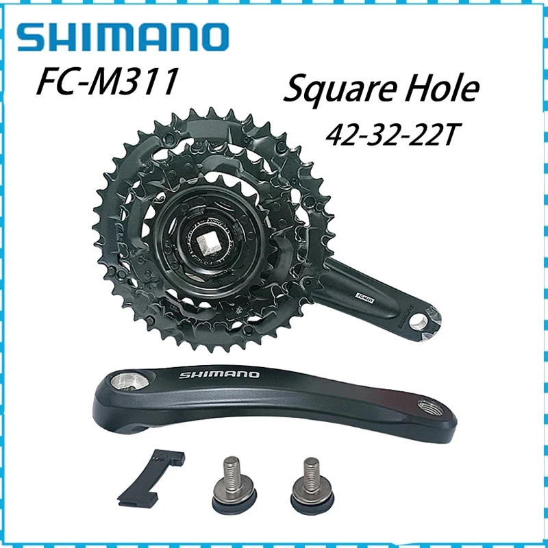 

Shimano FC-M311 Chainwheel Crank Square Hole MTB Bike Crank Set 6/7/8 Speed 42-32-22T 170mm FC M311 Crank Wheel