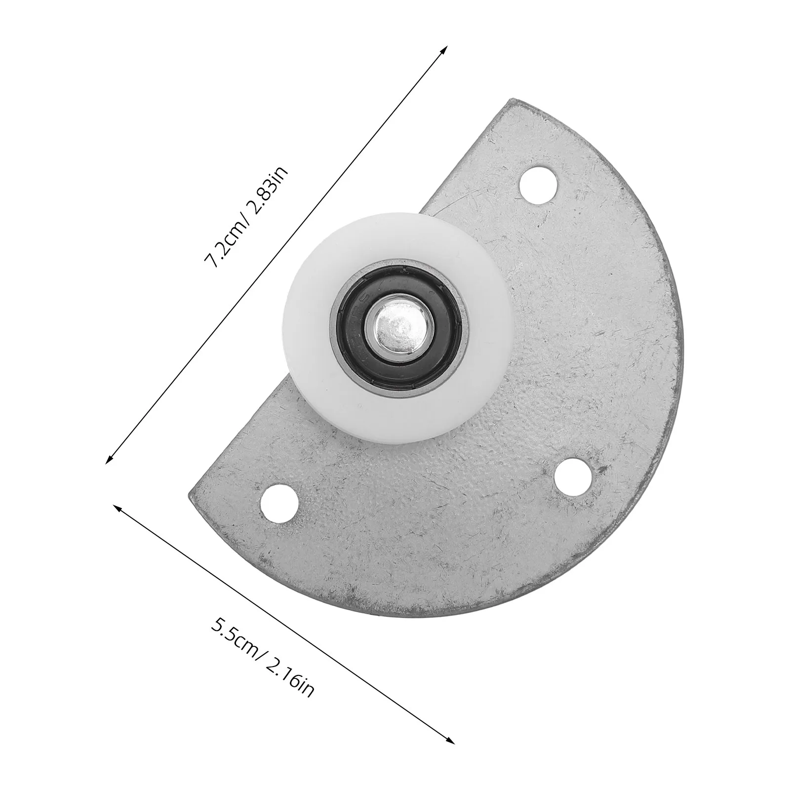 2Pcs Silent Sliding Door Wheels Heavy Duty Wardrobe Roller Replacement Smooth Gliding Cabinet Closet Door Hardware Track Pulley