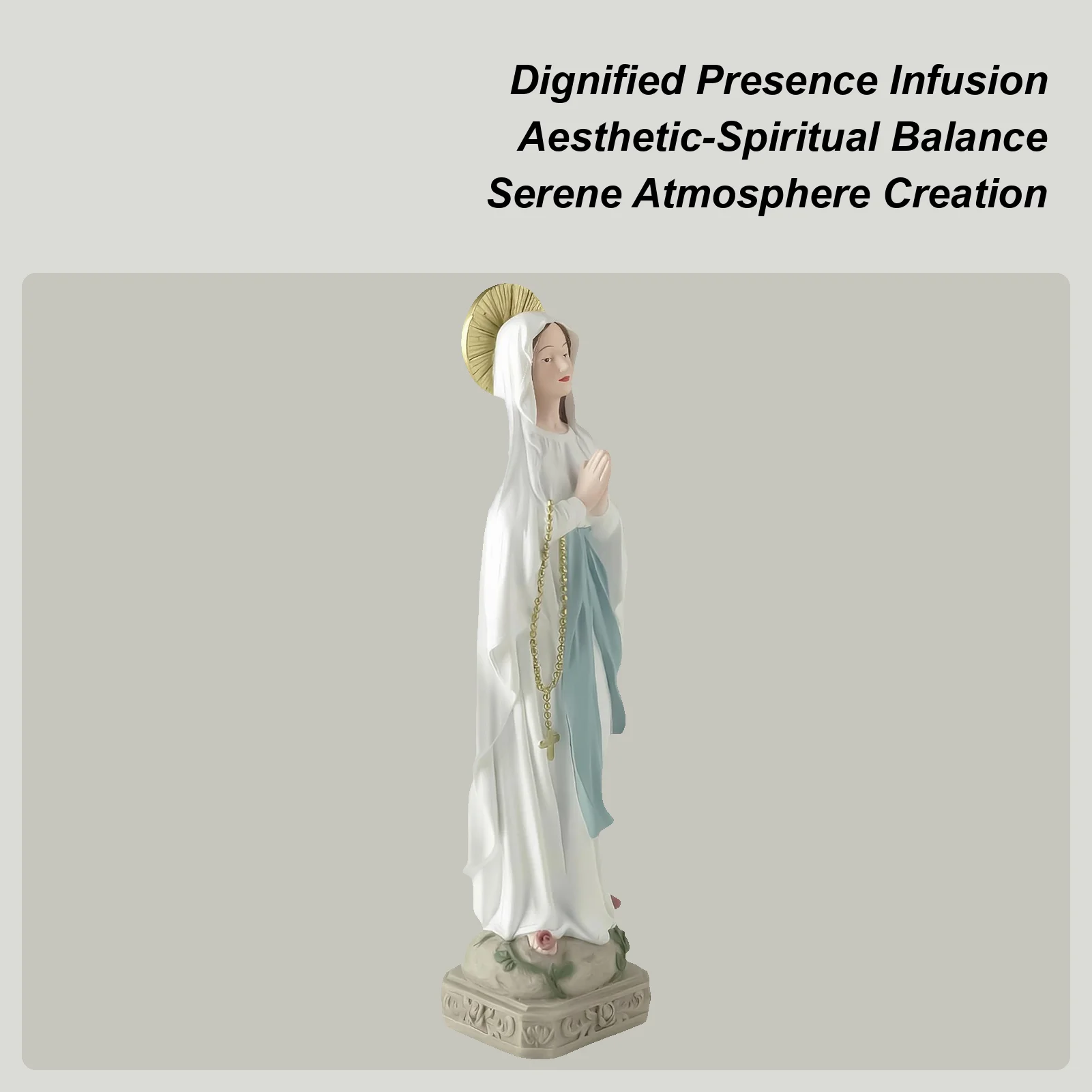 

Virgin Mary Statue Religious Sculpture Decoration Desktop Catholic Mary Figurines For Home Wedding Church Display School