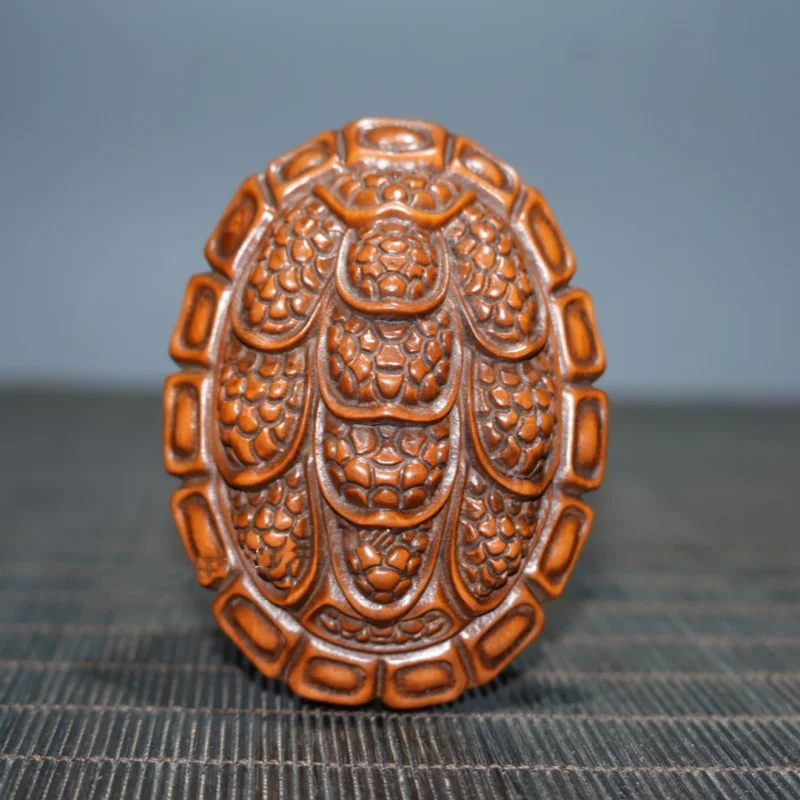 

Antique Collection Wooden Carving Rich Jia Tian Xia Handheld Statue