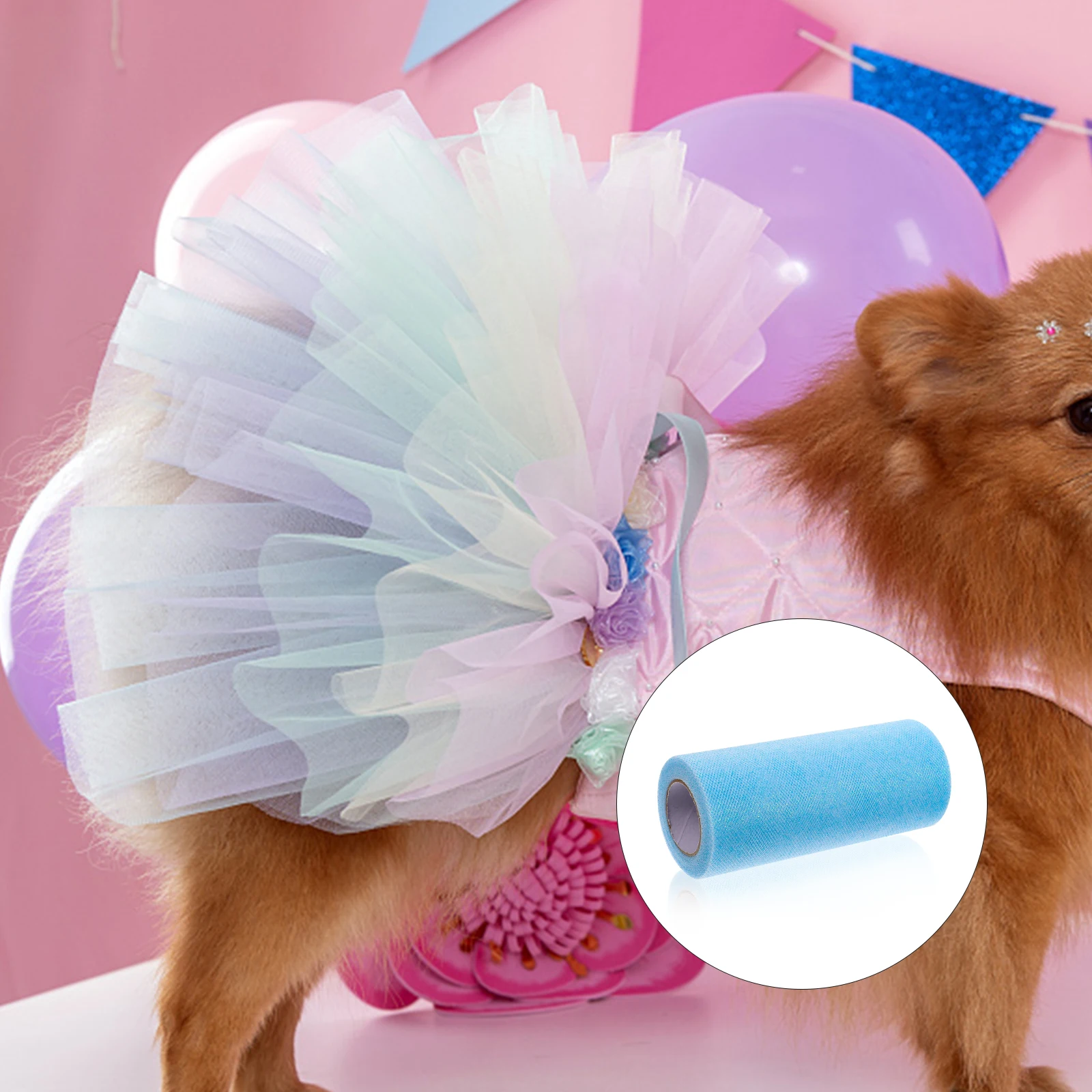 

Tulle Fabric Mesh Decorations Decorative Wedding Decors Present Wrapping Netting Manual