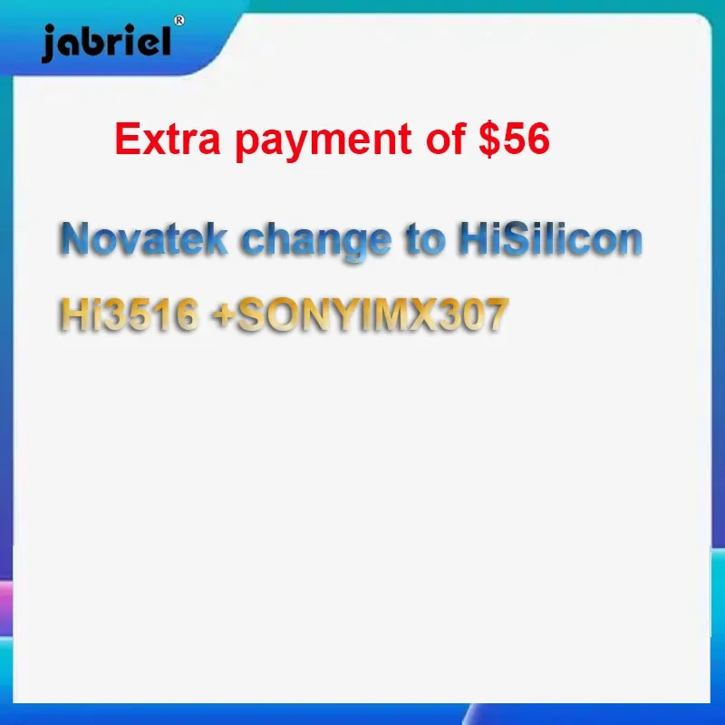 

CARDVR С сменой Novatek на HiSilicon Hi3516+SonyIMX307 Дополнительная оплата за 56 долларов США.