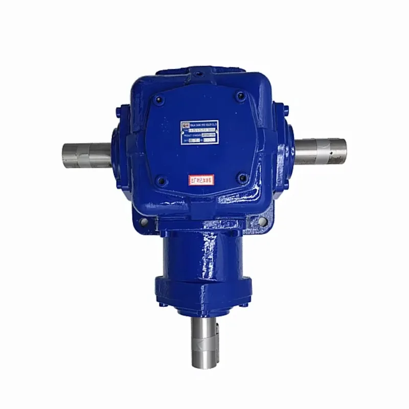 China Factory Small Planetary Speed Reducers T2 T4 T6 Right Angle Bevel Gearbox for Direction Change