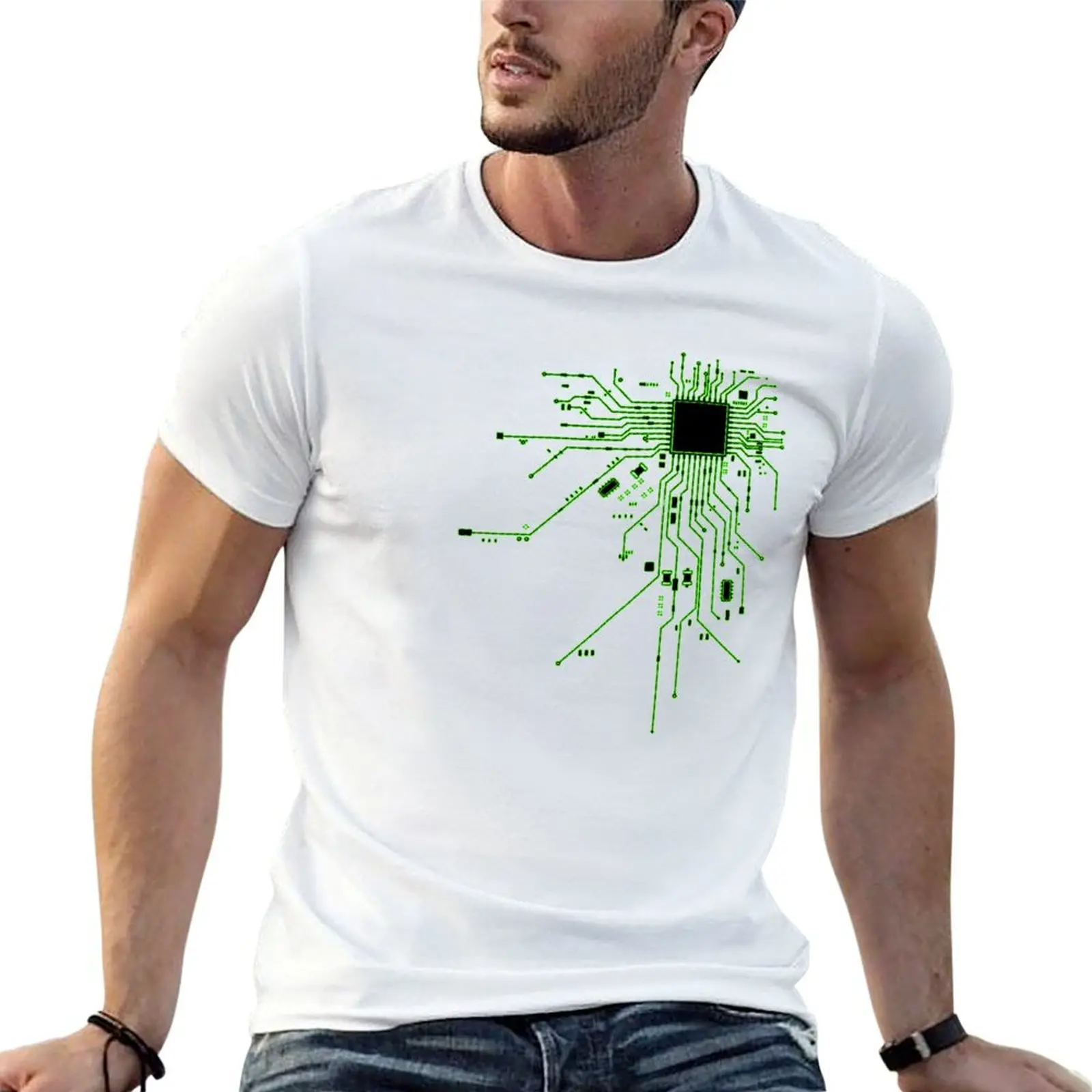 CPU Heart 2 T-Shirt summer tops boys animal print plain black t shirts men
