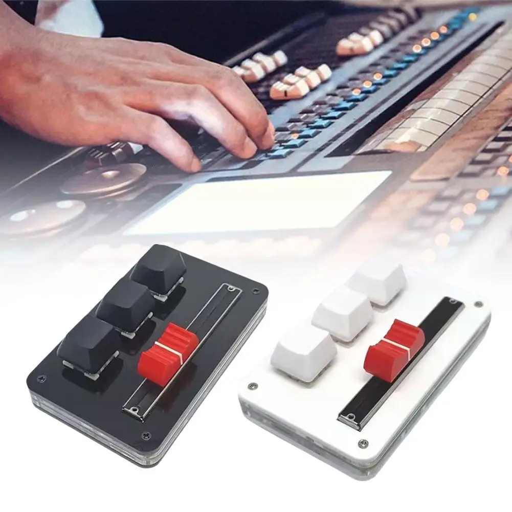 Adjustable Recording Volume Mini Pad 3 Usb Bluetooth Midi Custom Programmable Macro Mechanical Board For Gaming E8o7
