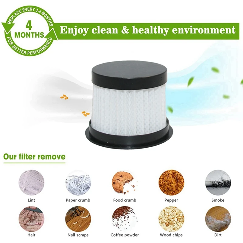 Washable HEPA Filter For Deerma CM300S/CM400/CM500/CM800/CM900 Mite Remover Replacement Accessories