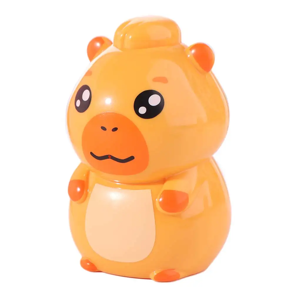 3 unids/set capibara de dibujos animados juguete de pulverización de agua tipo prensa juguete de baño capibara de largo alcance portátil pequeño capibara juguetes de lucha contra el agua