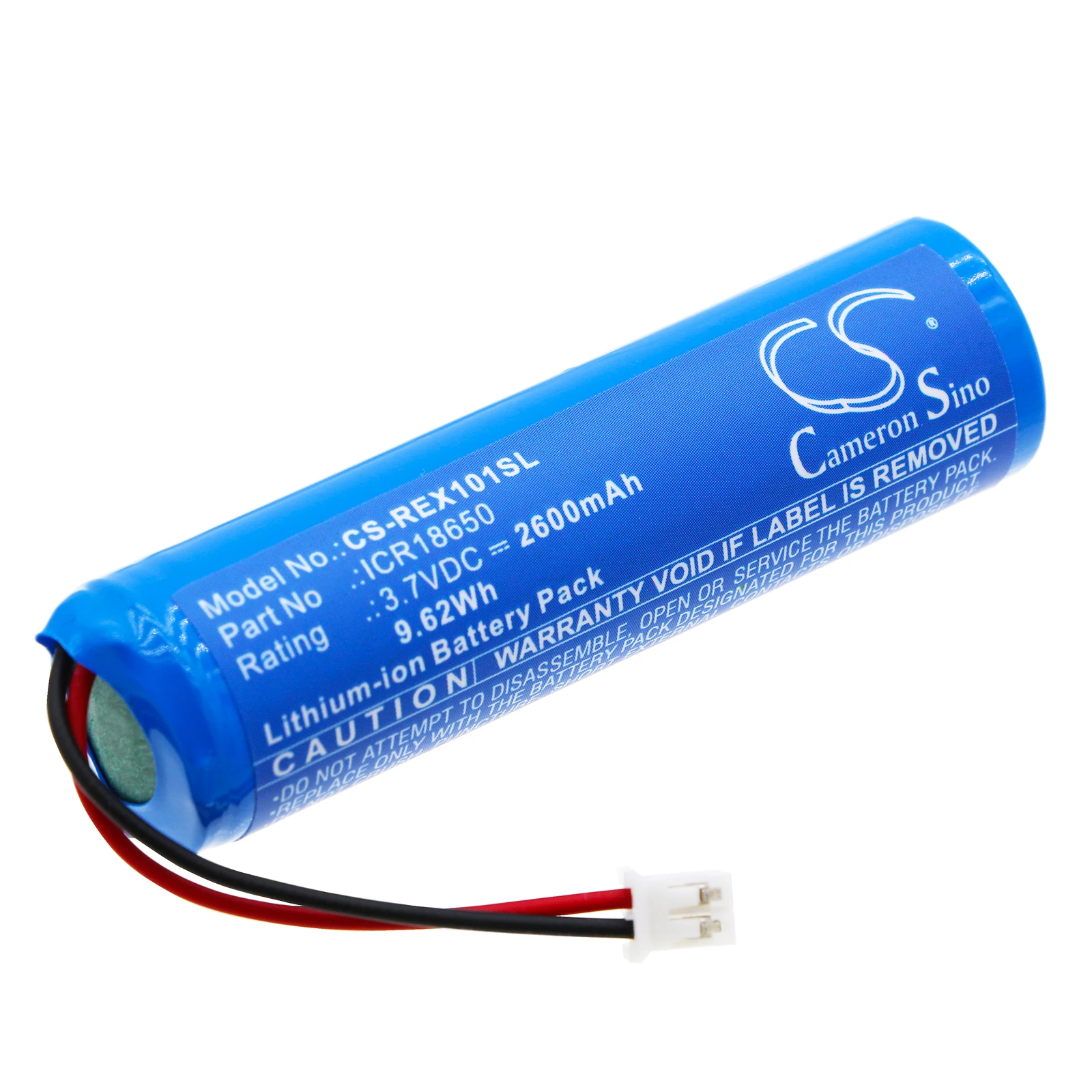 

Аккумулятор для XD101, PN: ICR18650, 2600 мАч / 9.62 Вт·ч