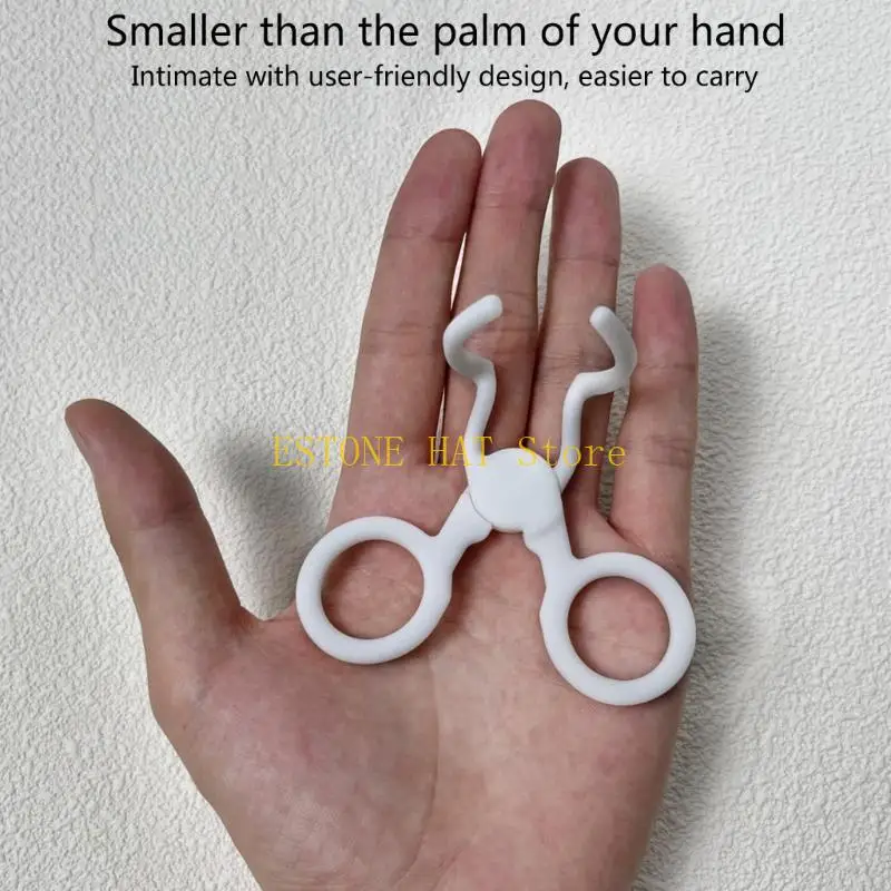 49MF 2PCS/مجموعة العدسات اللاصقة المدمجة المحمولة أداة مزيل إدراج للنساء في الرحلات يضمن ارتداء عدسة مريحة