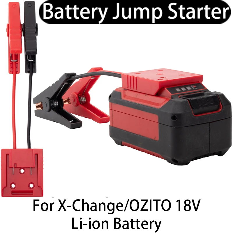

Автомобильный аварийный стартер/накопитель для X-Change/OZITO 18 В, литий-ионный аккумулятор, портативный домашний автомобильный аварийный стартер