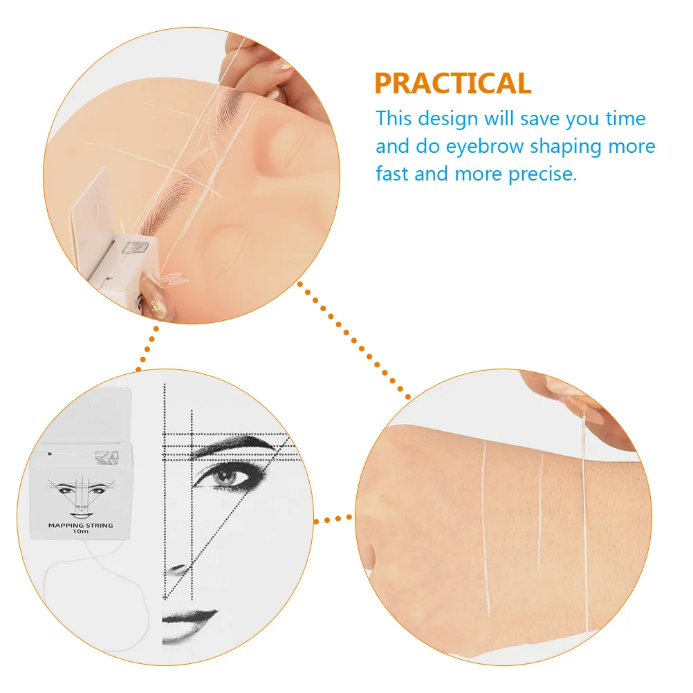 

Линия для картирования бровей, профессиональная линейка для татуировки, набор инструментов, измерительный инструмент для позиционирования чернил, портативный формирователь бровей