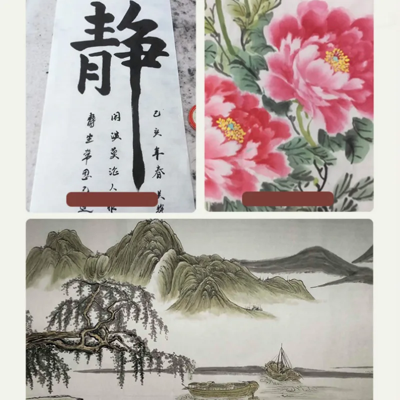 Chinese Xuan Paper Brush Meticulous Painting Calligraphy Creation Rice Paper Thicken Chinese Raw Ripe Rice Paper Papel Arroz