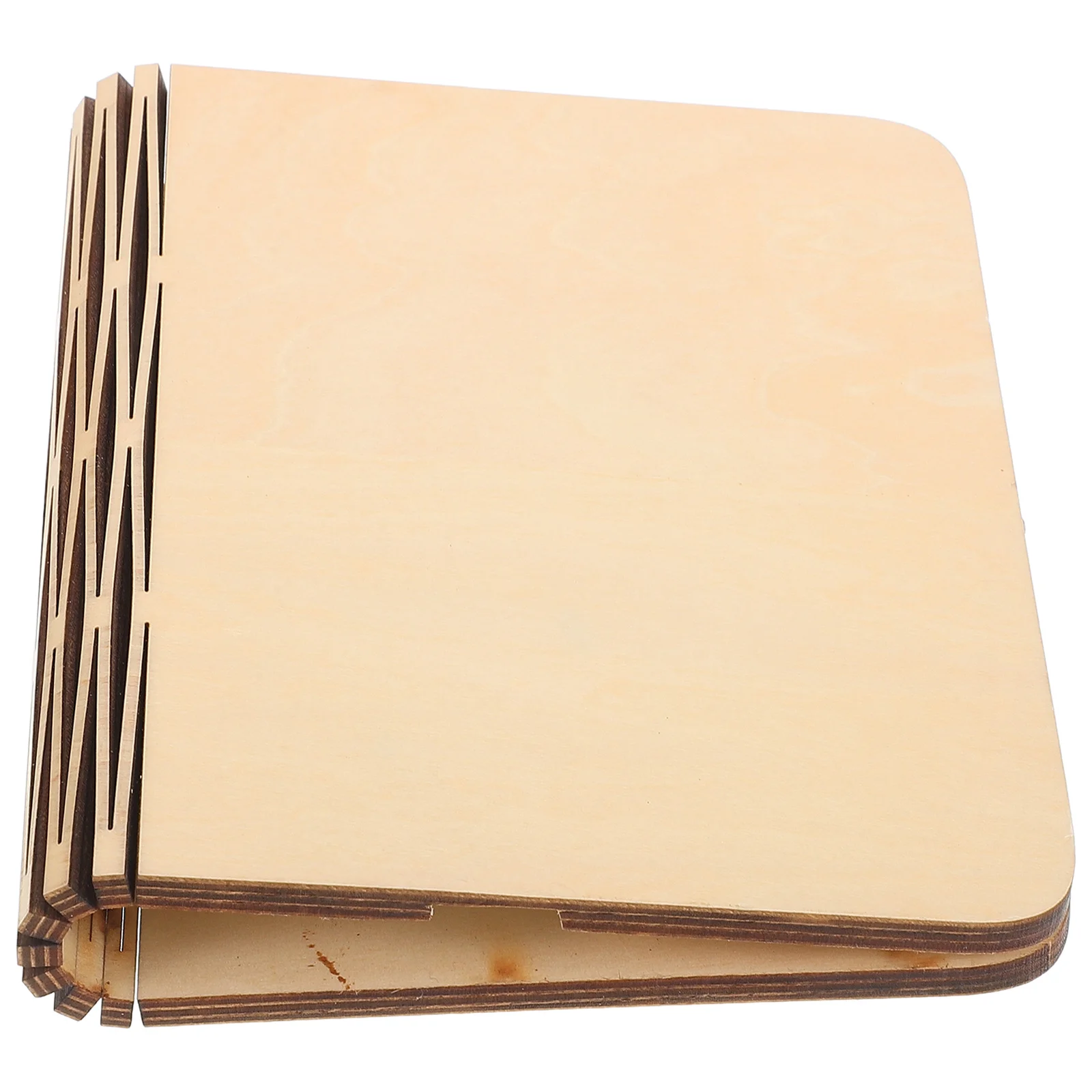 

Book Lamp Shell DIY Wood Cover Accessories Hard Book Light Shell Craft Making Supply Wooden Foldable Home Decor