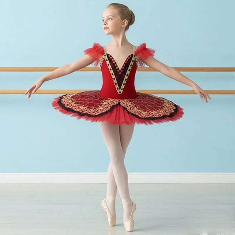 

Pink Family Matching Tutu Outfits Mother Daughter Dance Costume Ballet Leotard Dress Girls Clothes Women's Dress