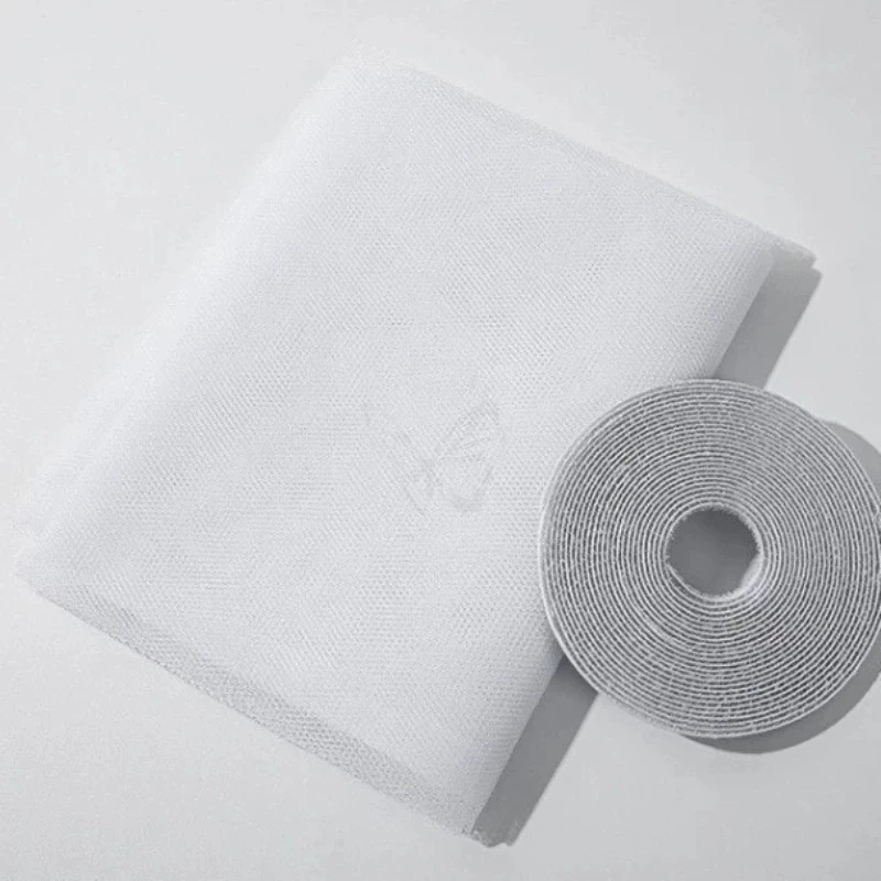 Adhesive Window Screen for Home Use, DIY Installation Without Drilling, Mosquito and Insect-Proof Window Screen