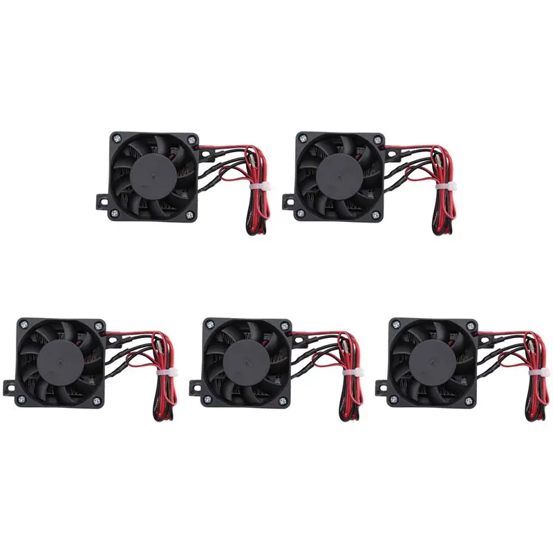 5X Air Heater Fan For Small Room Space Car Heater Portable Fan Heaters (12V 100W)-A08Q