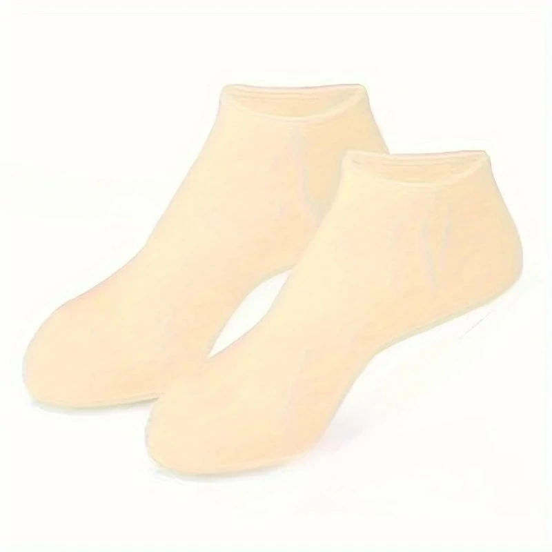 Großhandel 2 Stück feuchtigkeitsspendende Silikon-Fußsocken für rissige Füße, Fuß-Spa-Behandlungssocken, feuchtigkeitsspendende Gel-Socken