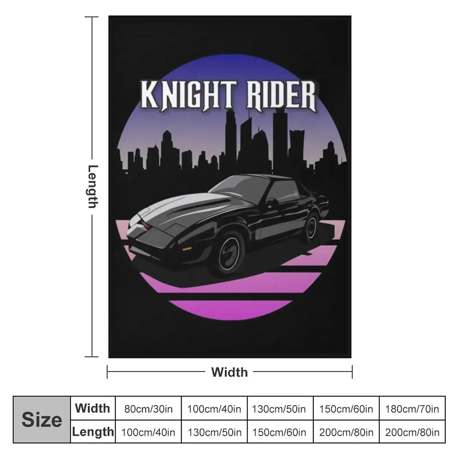 Knight Rider KITT Throw Blanket warm for winter Decorative Beds Blankets