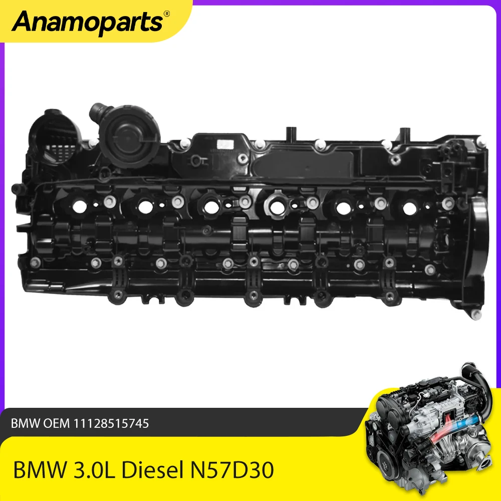 

Engine Parts Cylinder Head Valve Cover Fit 3.0 L N57D30 For BMW E90 E92 E93 F10 F07 F11 X4 F26 X5 E70 X6 E71 E72 3.0L Diesel