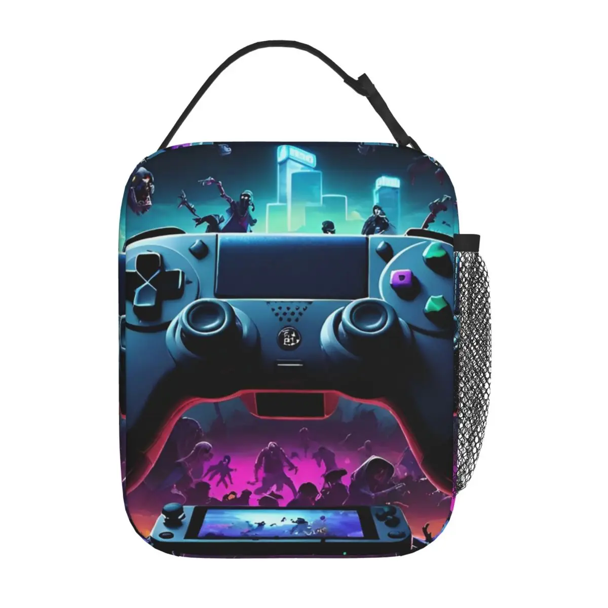 

Игровой контроллер геймера, изолированные сумки для обеда, портативная многоразовая сумка-холодильник, сумка-тоут, ланч-бокс, школьная уличная мужская и женская сумка