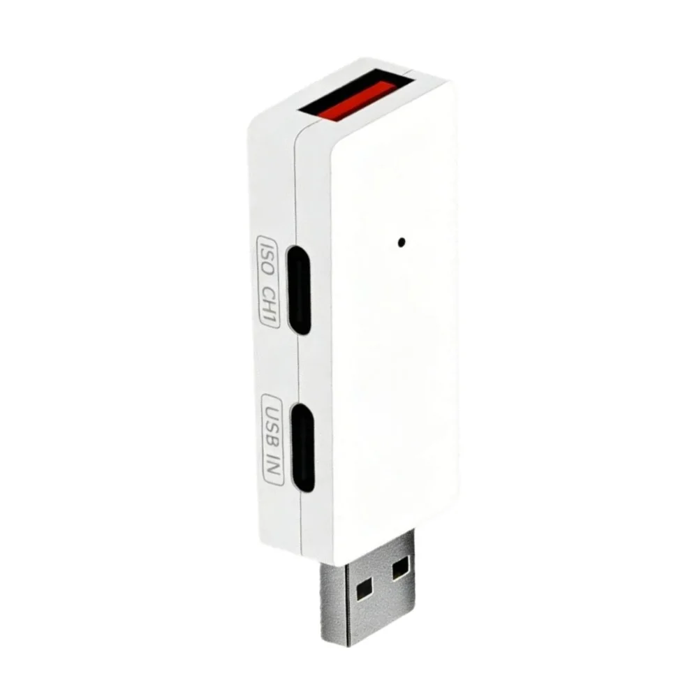 HUB23 USB 2.0 High Speed-Isolator Module 480Mbps Ground Loop Protection For Industrial-PLC Data Acquisition And Lab Test Equipme