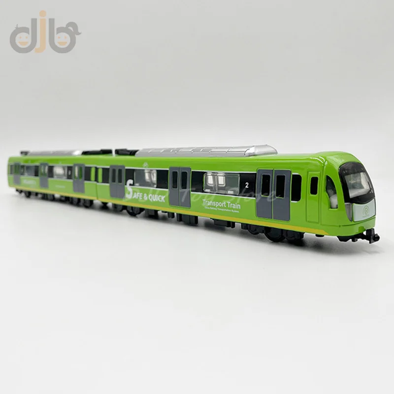 

Diecast Train Model Toy Locomotive & Carriage Pull Back With Sound & Light