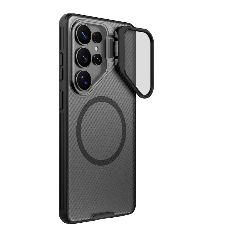 Nillkin For Samsung Galaxy S26 Ultra 5G Case Magnetic Camshield Prop Adapt Camera Cover with Stand Lens Protection Phone Cases